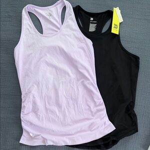 Athleta Purple Fitted Sleeveless Tank Top EUC & NWT All in Motion Tank Blk L